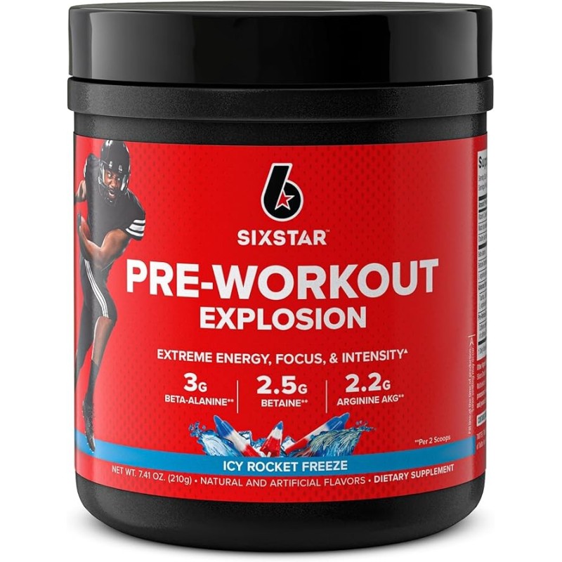 Six Star Pre-Workout Explosion 30 portions Icy Rocket Freeze