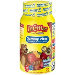 L’IL CRITTERS Gummy Vites Daily Gummy Multivitamin for Kids, Vitamin C, D3 for Immune Support 70 Gummies