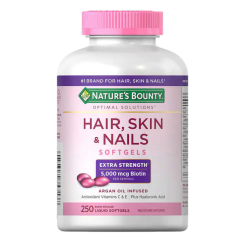 Nature's Bounty CHEVEUX PEAU et ONGLES 250 gélules Multivitamines 5000 mcg Biotine